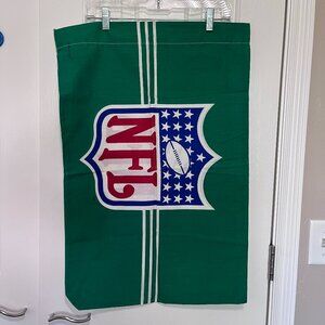 Vintage 1989 NFL Green Pillowcase Set of 2 Standard Size 18.5x28 U.S.A Football